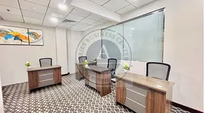 FLEXI DESK OFFICE WITH EJARI | PRIME LOCATION | NEAR METRO AND MALL | DEWA CHILLER WIFI FREE