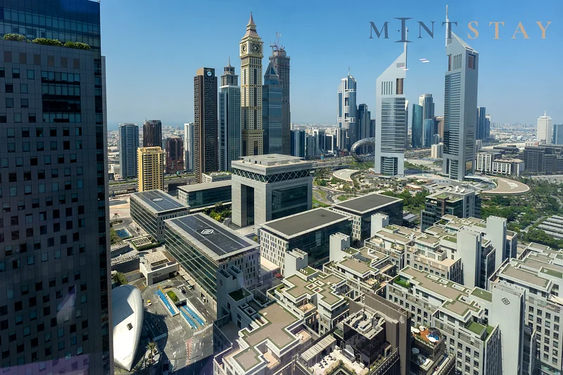 شقة جديدة مكونة من غرفتي نوم في DIFC مع مسبح وصالة رياضية63828826901763111
