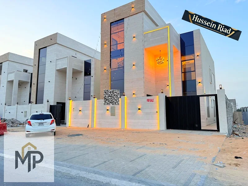 🏡🏊 A villa including registration fees, two floors, a roof, and a 10-meter setback in front of the villa. Here is the most luxurious villa in the Al63899656629250113