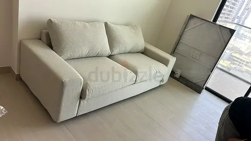 Beige ikea vimle sofa bed like new condition