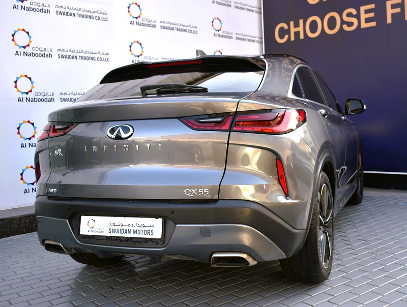 From AED 1999/month – Infiniti QX55 Essential with Warranty. Style, Power, and Peace of Mind.63222807569794114