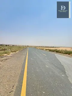 For sale in Sharjah Rawdat Al Qart area A commercial and residential plot of land, area 5,200 square