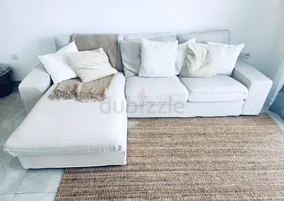 In new condition ikea sofa kivik Lshape sofa beige