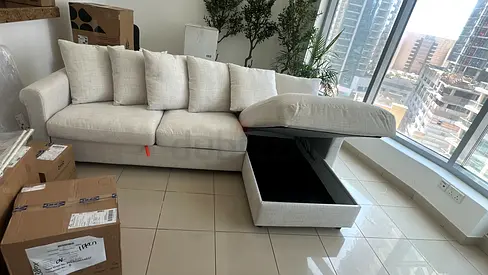 Brand new condition sofa bed ikea Gronlid Lshape