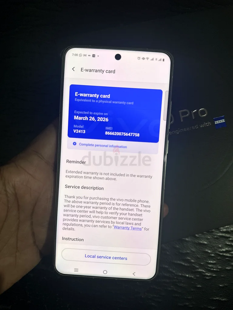 هاتف Vivo X200 Pro الذكي بذاكرة وصول عشوائي سعة 16 جيجابايت وذاكرة داخلية سعة 512 جيجابايت، الإصدار الهندي - أداء قوي63180371176066112