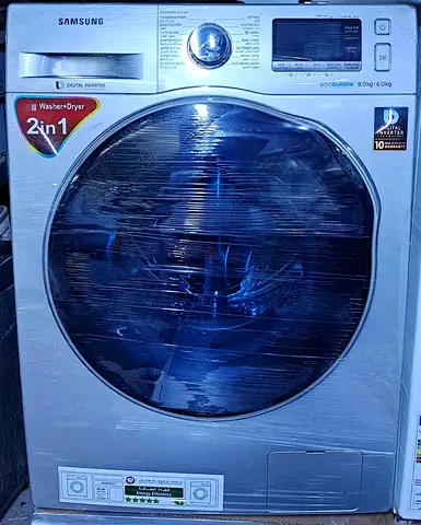 Samsung 2-in-1 Washer Dryer 8/6 Kg latest model eco Bubble  digital inverter space-Saving!