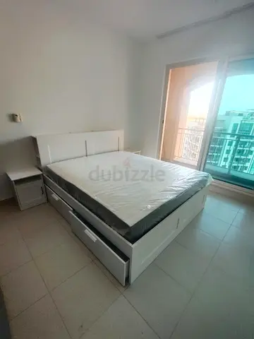 IKEA brimness king size bed with headboard+ 4 big storage drawers underneath with IKEA mattress