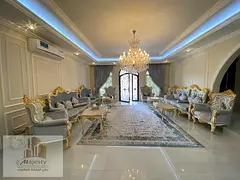 For Gulf ownership, a luxury villa in the Emirate of Sharjah, Ramqiah area, in a prime corner locati