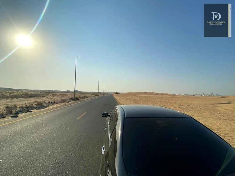 For sale in Sharjah  Al Matraq area  Residential investment plot, area 2863 feet  Very distinguished location63183715939075111