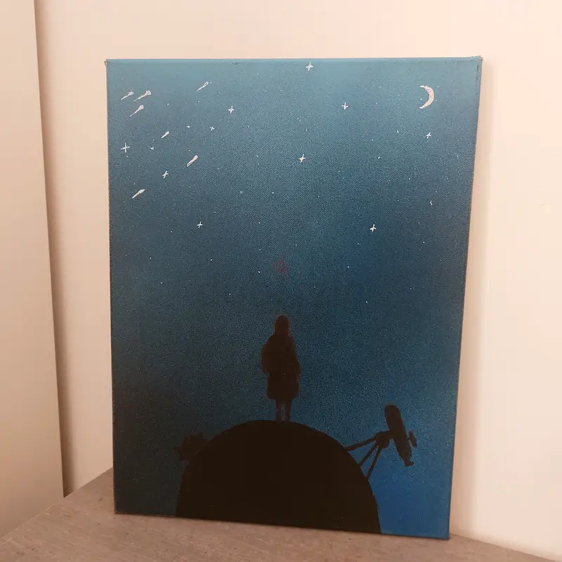 Mystical Night Sky Art - Perfect for Collectors!