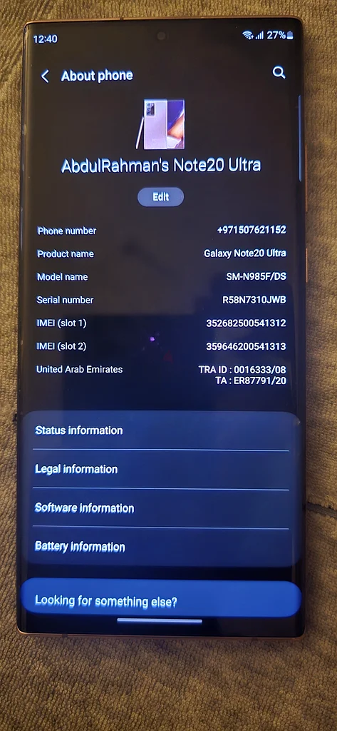 SAMSUNG NOTE 20 ULTRA, 256 GB, ROSE GOLD, TRA63180842983042112