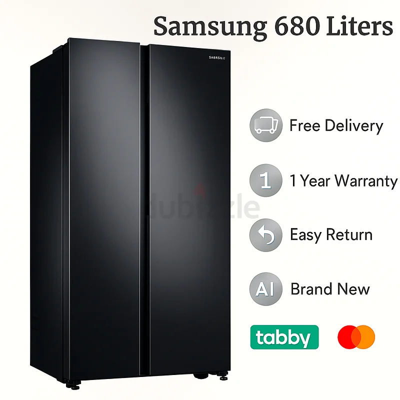 سامسونج جديدة بالكامل بتصميم جانبي 680 لتر ● ضمان لمدة سنة63264584727681118