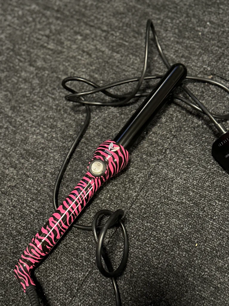 Pink Zebra Curling Iron for Effortless Waves!63243683082627111
