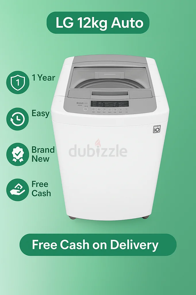 Brand New LG Washing Machine 12kg ● Top Load ● 1 Year LG warranty63264582849923114