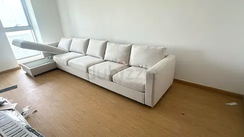 IKEA Vimle L shape Stylish Modern White Sofa with Storage Solution