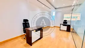 FURNISHED OFFICE SPACE WITH EJARI | DEWA CHILLER WIFUI FREE |  PRIME LOCATION