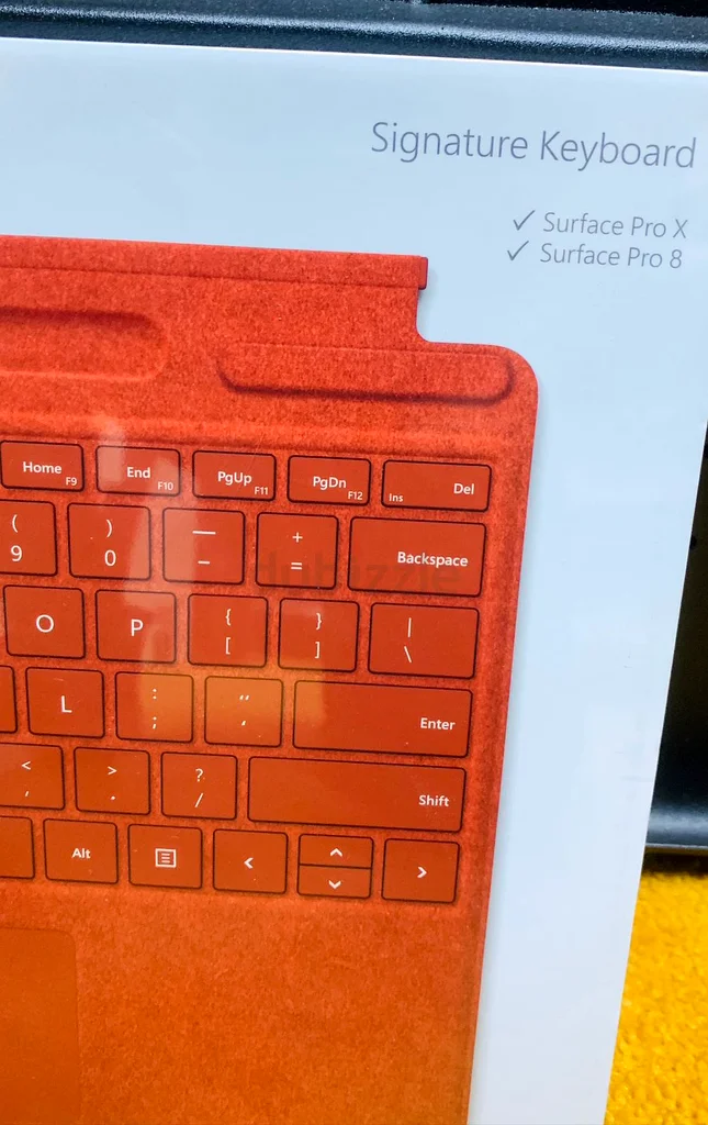 Microsoft Keyboard For Surface Pro X  Surface Pro 8 Poppy Red63254495529987111