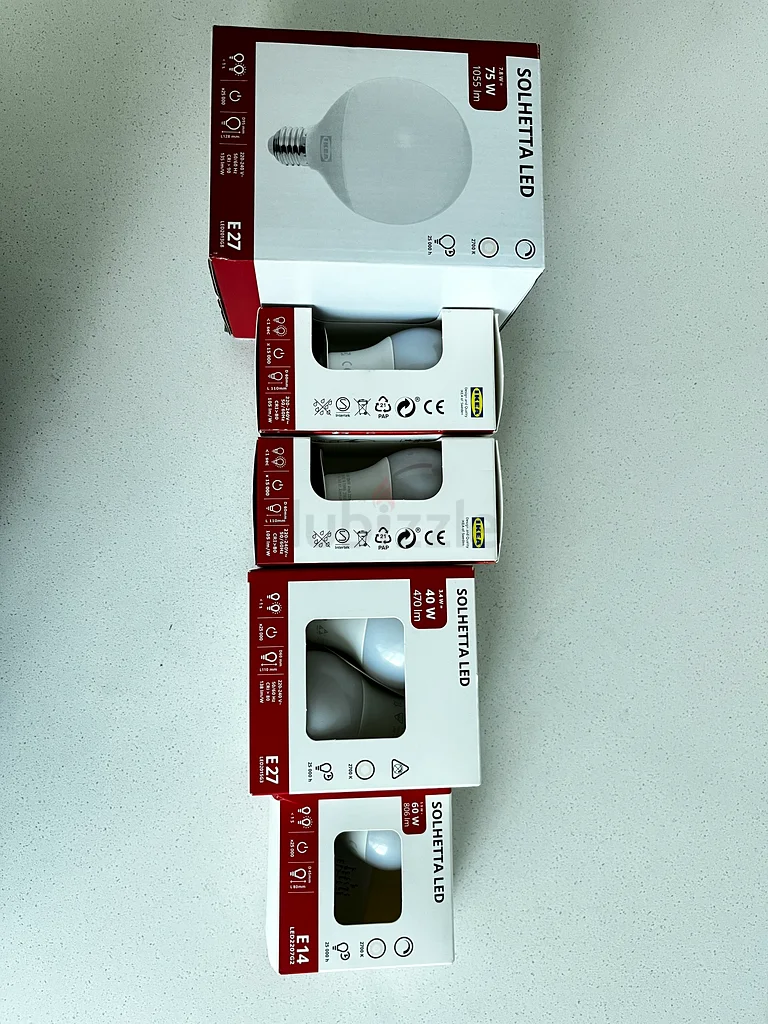 أضئ مساحتك باستخدام لمبات SOLHETTA LED - طقم من 4 قطع!63222347195139114