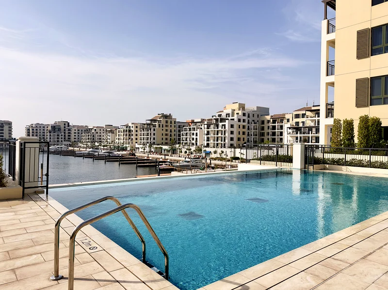 ity and Sea Views | 1BR Port de La Mer Near Beach63828583473282111