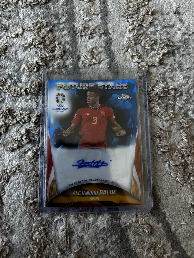 Rare Alejandro Balde Autographed Card - Future Stars!632108783777311120