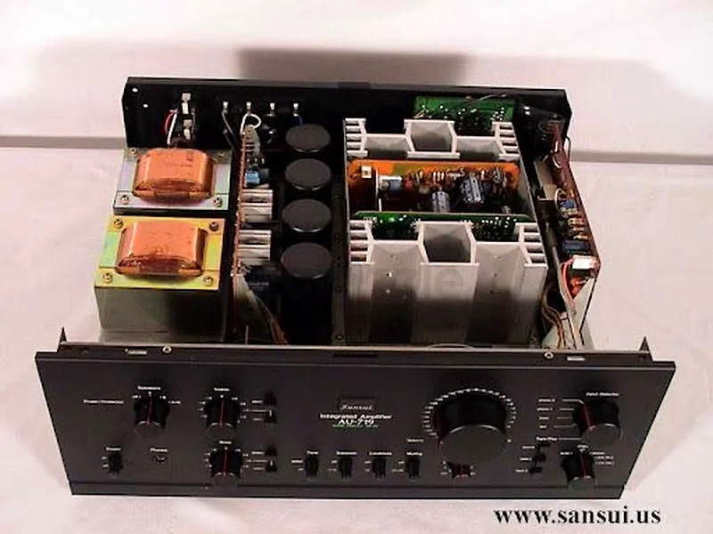 SANSUI AU-719 INTEGRATED AMPLIFIER WORKS PERFECT 220v63194612708737111