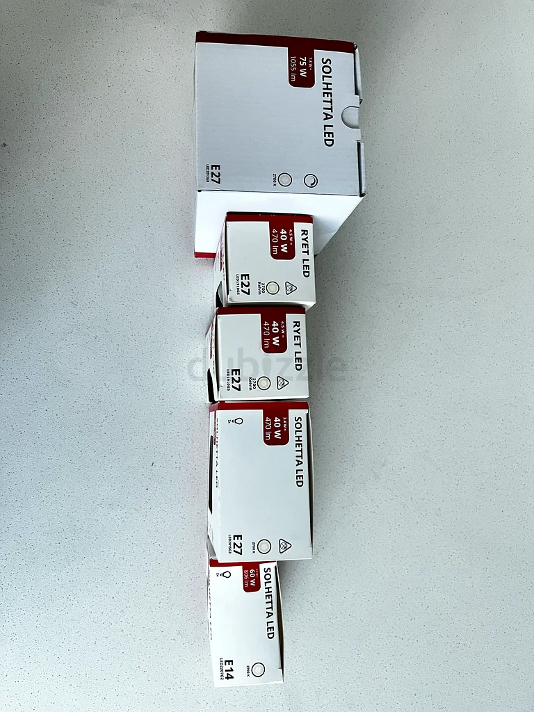أضئ مساحتك باستخدام لمبات SOLHETTA LED - طقم من 4 قطع!63222347195139111