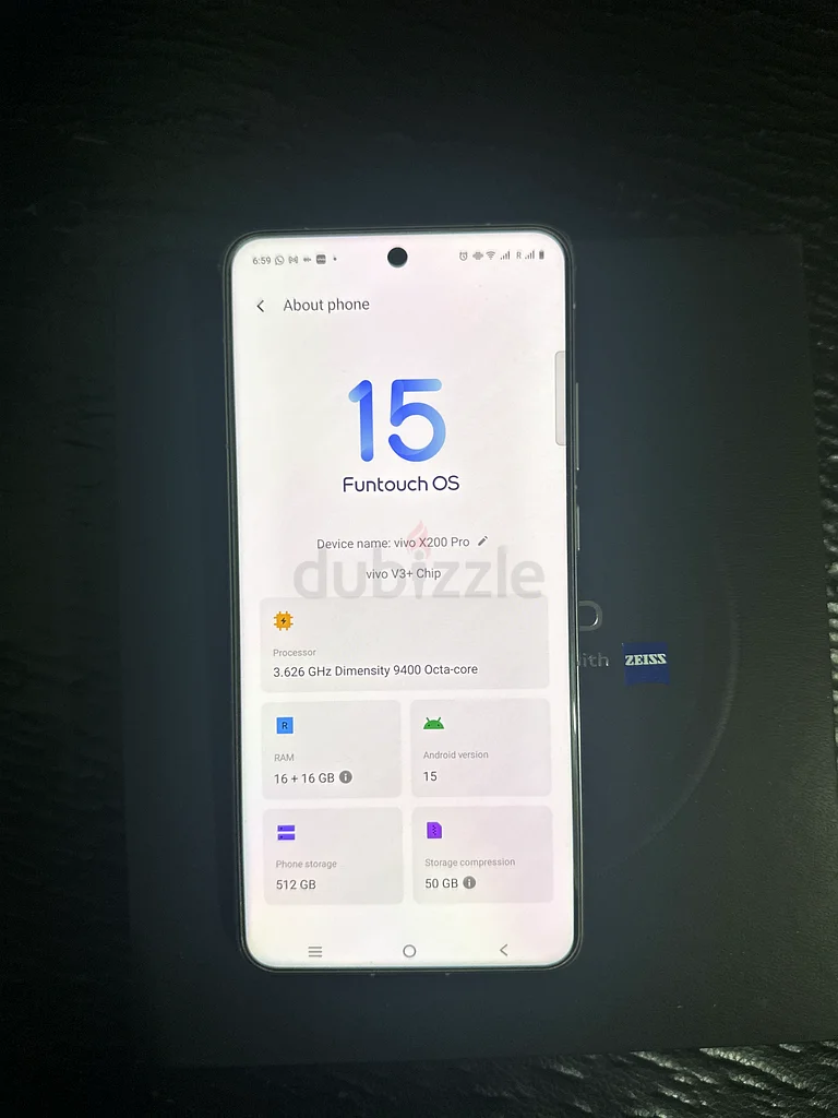 هاتف Vivo X200 Pro الذكي بذاكرة وصول عشوائي سعة 16 جيجابايت وذاكرة داخلية سعة 512 جيجابايت، الإصدار الهندي - أداء قوي63180371176066114