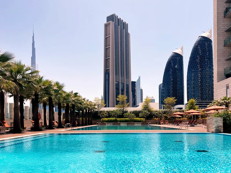 دوبلكس دافئ في وسط دبي المالي مع إطلالة على برج خليفة ومسبح وصالة رياضية63828826746625111