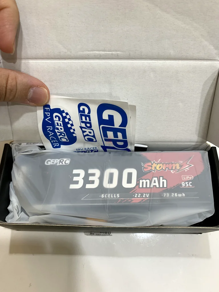 GEPRC STORM LIPO 3300 mAh 95C 6S Battery63259694541825111