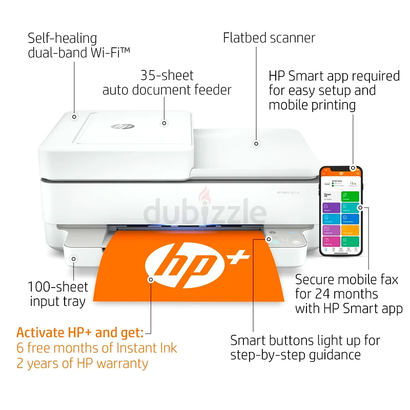 HP ENVY 6455e Wireless Duplex All-in-One Color Thermal Inkjet Printer63167582188674111