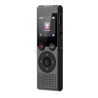 128GB Digital Voice Recorder - 3072 Kbps HD Recording Voice Recorder with Playback Dual Microphone
