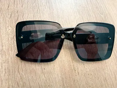 Balenciaga Vintage Women Black Oversized Sunglasses for Sale