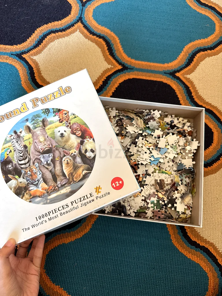 Stunning 1000-Piece Round Puzzle - Perfect for Family Fun!63195108897411111