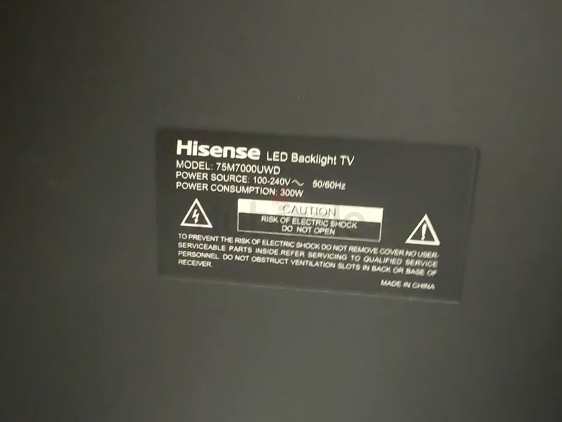 تلفزيون ذكي Hisense بحجم 75 بوصة ودقة 4K ULED - طراز 75M7000UWD لعام 201863166646783490114