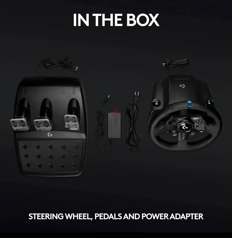 عجلة قيادة Logitech G923، دواسات وذراع تروس Logitech. للحاسوب الشخصي والـ Xbox63439046262659112