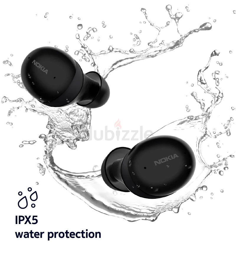 سماعات نوكيا كومفورت إربادز+ مع خاصية إلغاء الضوضاء النشط TWS-631W، وقت تشغيل يصل إلى 27 ساعة، شحن لاسلكي، بلوتوث 5.2، مقاومة للماء63222345494914112