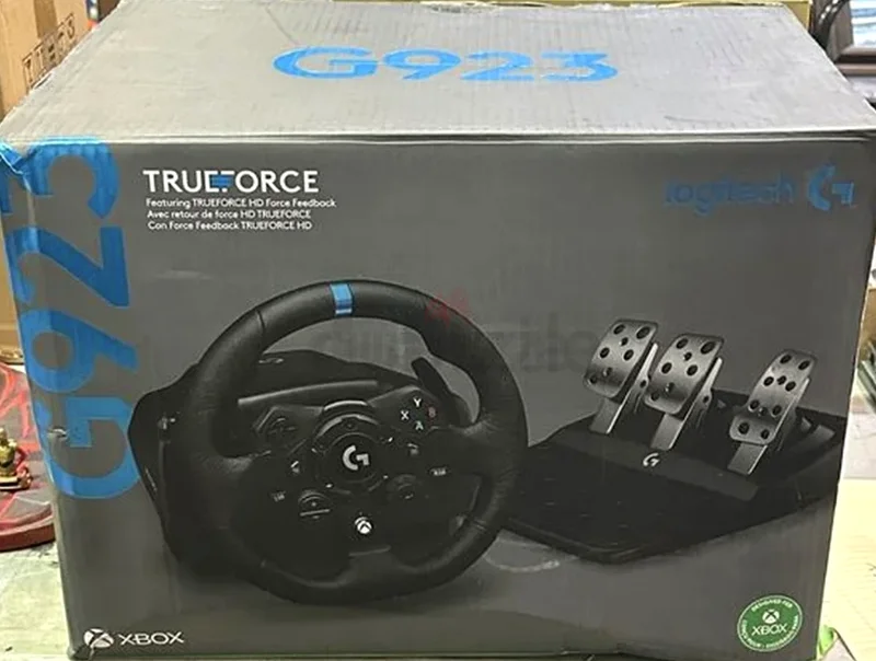 عجلة قيادة Logitech G923، دواسات وذراع تروس Logitech. للحاسوب الشخصي والـ Xbox63439046262659113