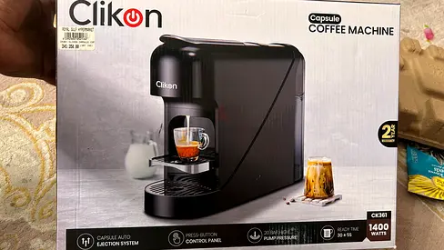 Brew Perfection with Clikon Capsule Coffee Machine!