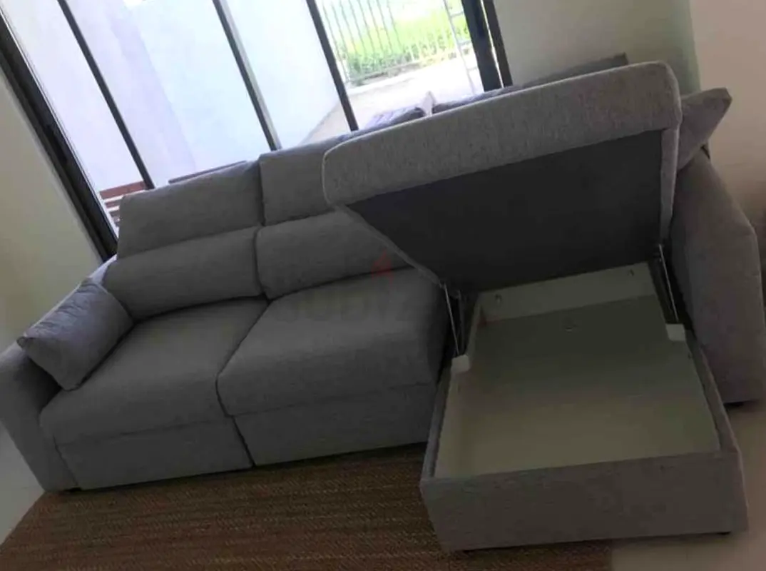 IKEA Eskilstuna L Stylish Grey Sofa bed with Storage - Perfect for Your Living Room!