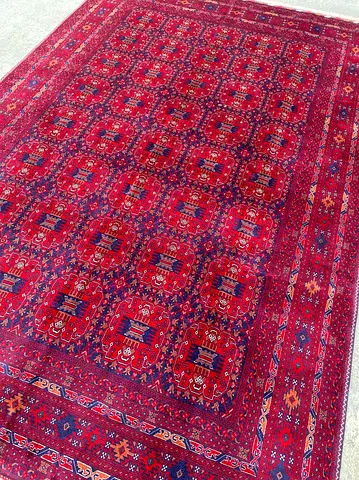 3x2m | New Handmade Beautiful Turkmen Biljik Carpet Fine Quality