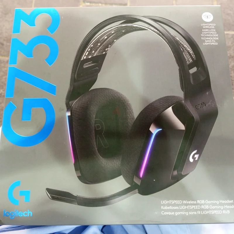 سماعة رأس Logitech G733 لاسلكية، غير مفتوحة632560647284491122