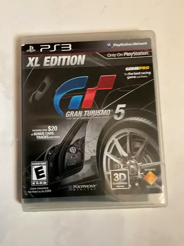 Grand Turismo 5 PS3 DVD Excellent Performance Used