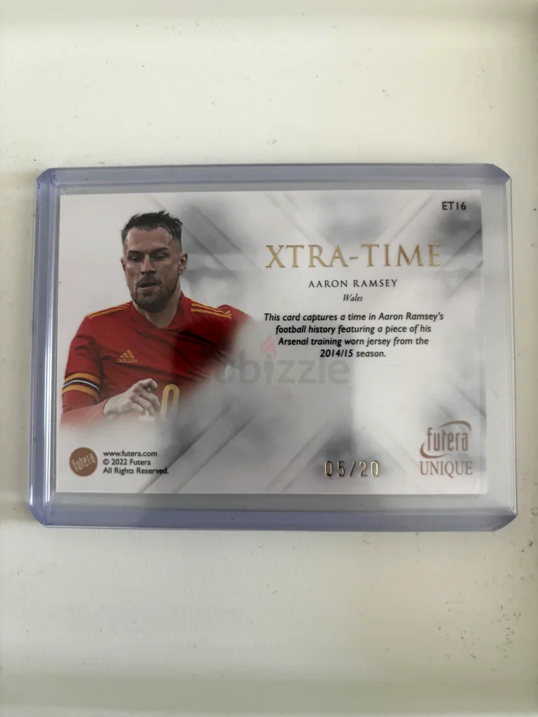 Limited Edition Aaron Ramsey Memorabilia Card63210878413697111