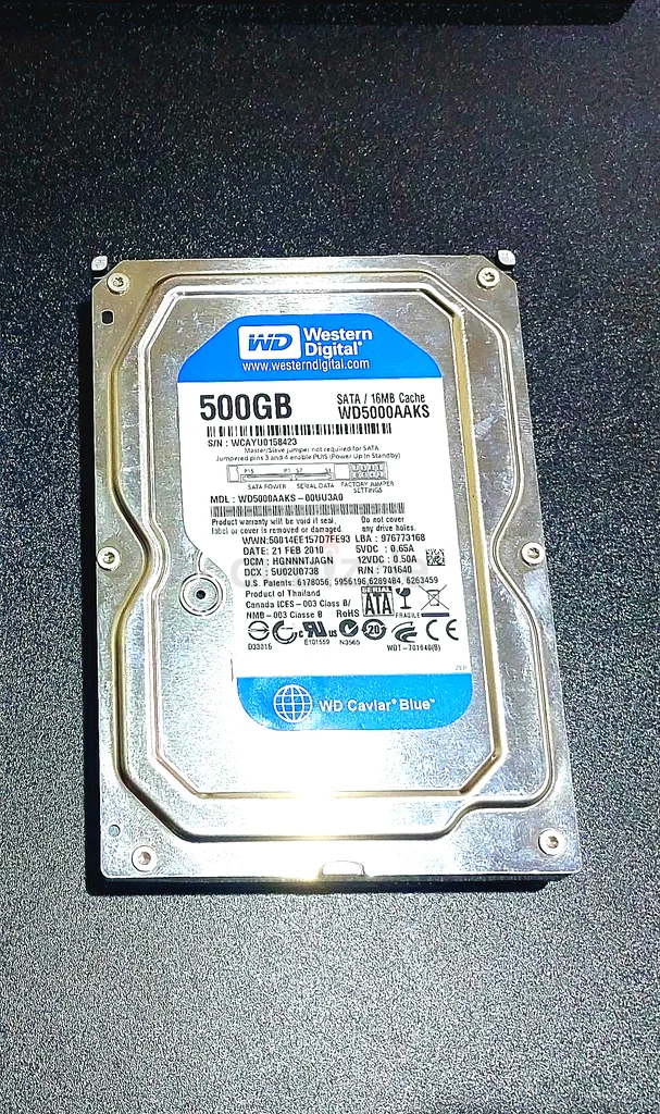 HDD 500GB Western Digital63256596260483112