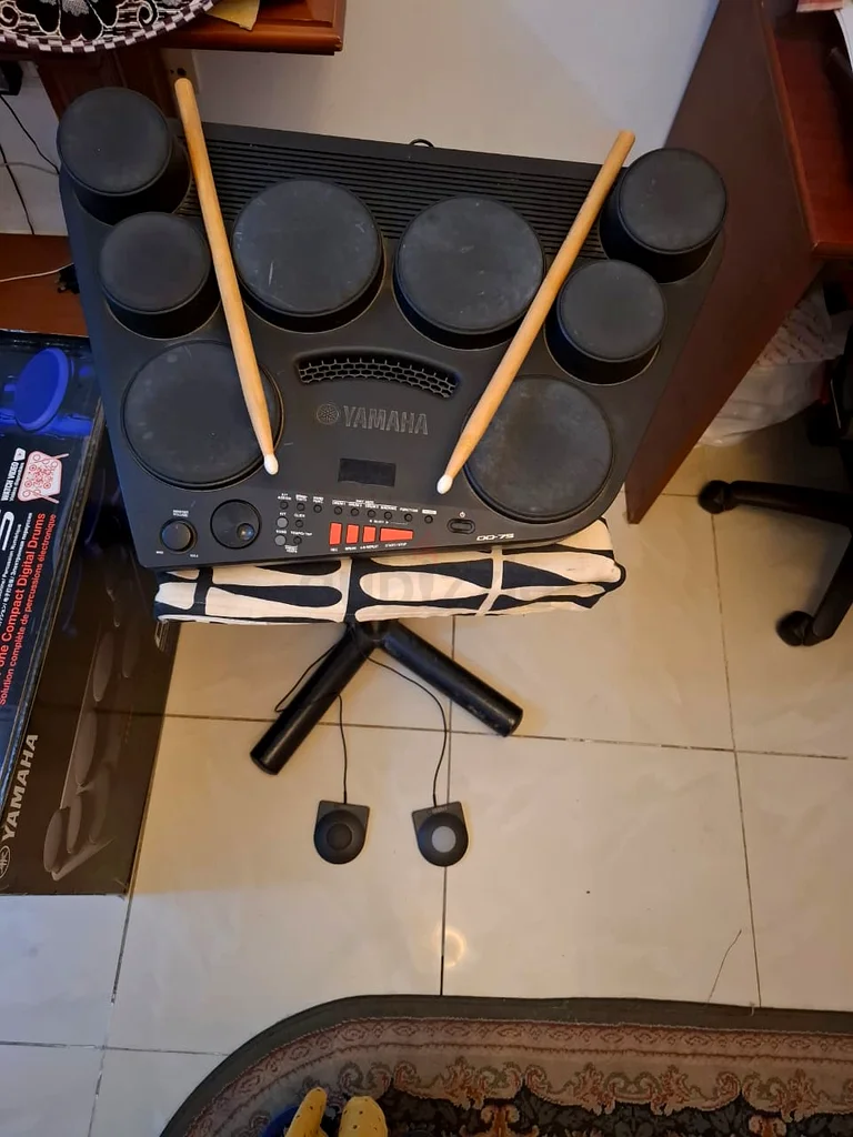 طقم طبول ياماها الرقمي DD-75 - مثالي لجميع المستويات!63231196579969112