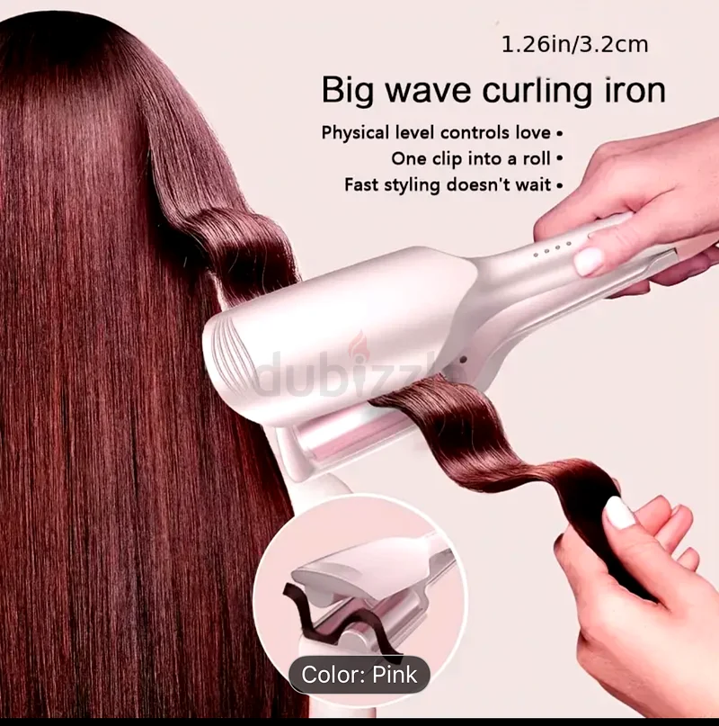 Effortless Waves: Stylish Hair Curler in Purple!63243683089025111