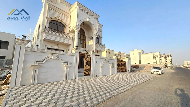 For sale, a luxurious villa in Al Alia - Ajman - a distinguished location - including air conditioning63871901244929111