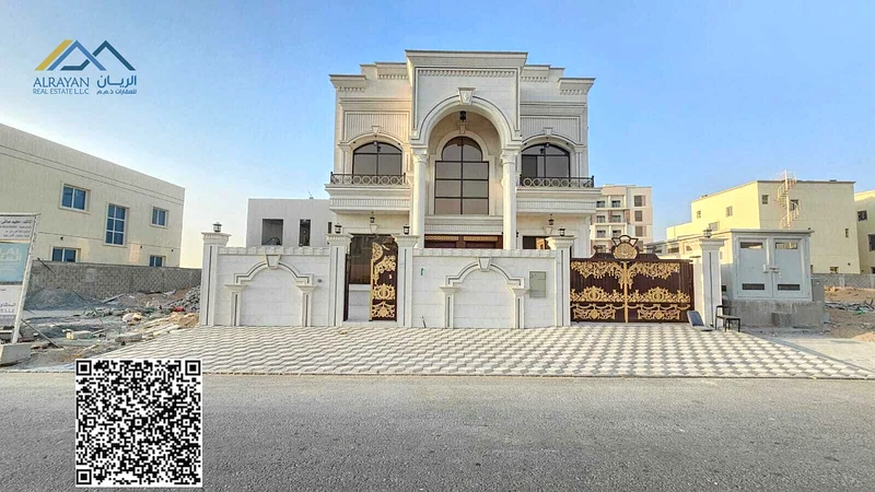 For sale, a luxurious villa in Al Alia - Ajman - a distinguished location - including air conditioning63871901244929110