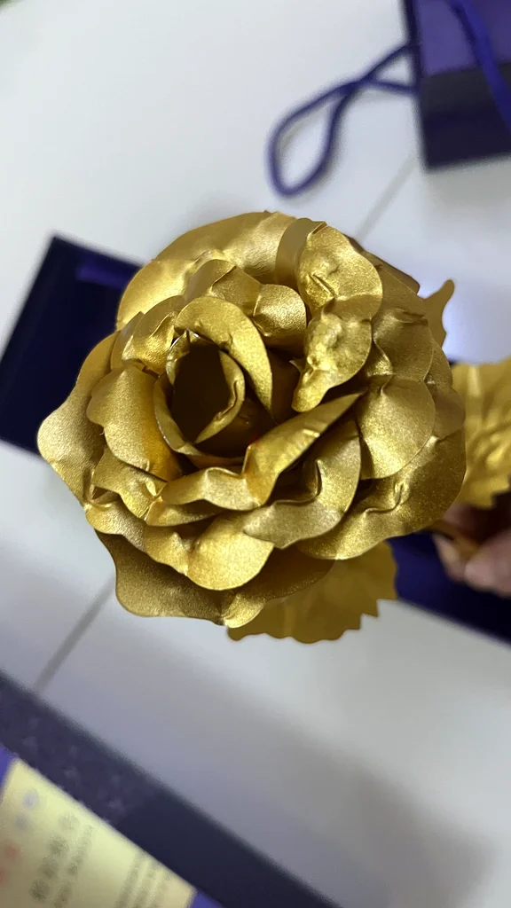 Elegant Golden Rose Gift Bag63222340531201113