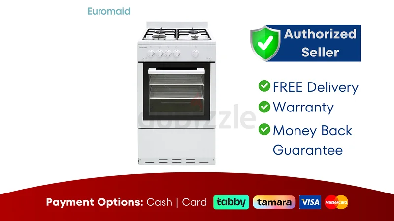 Euromaid 50X60 Gas Cooker ● Brand New | 1 Year Warranty | FREE Delivery63261286521730110